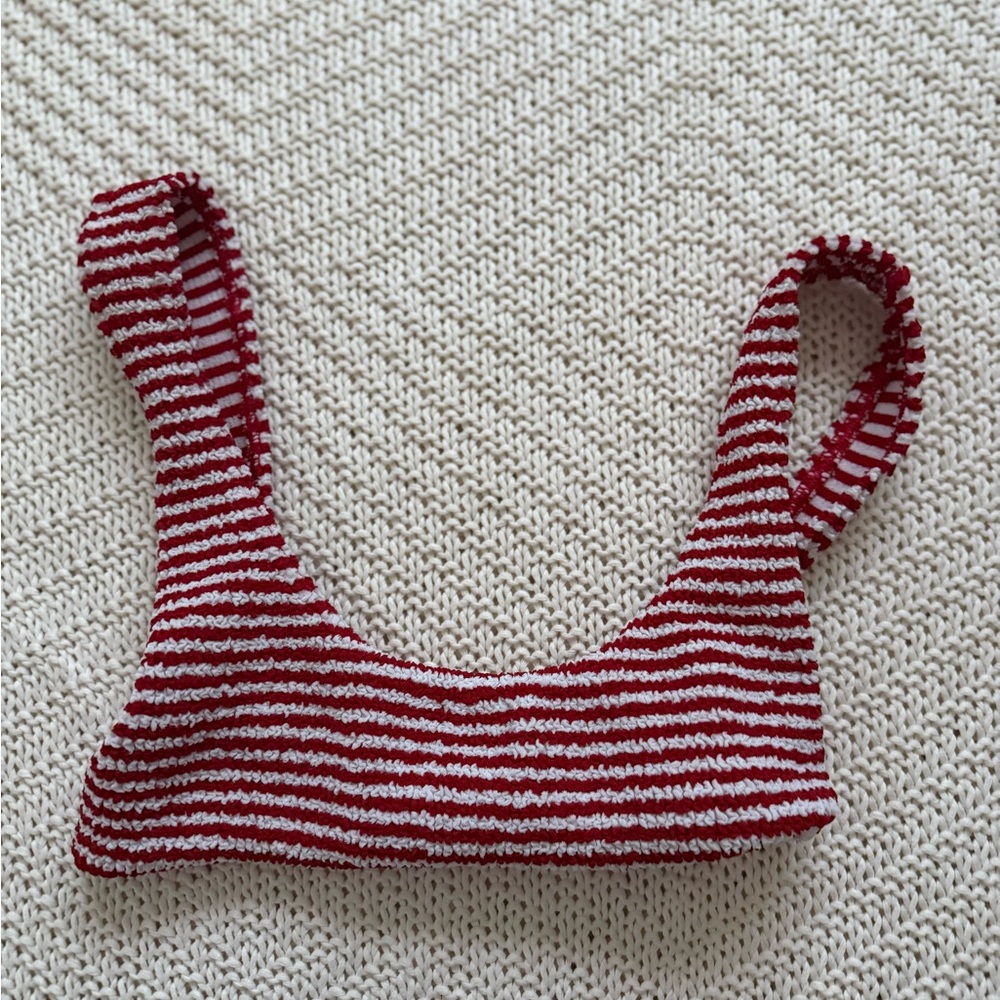 ASOS Striped Swim Top
